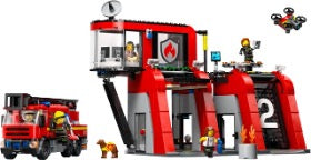 LEGO CITY FIRE - CASERMA DEI POMPIERI E AUTOPOMPA - 60414 - Babykid