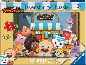 PUZZLE 24 GIANT PAVIMENTO - BARBIERE PASTICCERE - Babykid