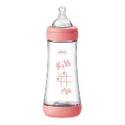BIBERON PERFECT5 ROSA 300ML SIL 3FORI - Babykid