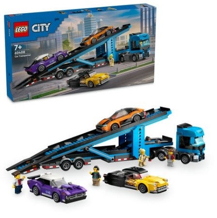 LEGO CITY BIG VEHICLES - CAMION TRASPORTATORE CON AUTO SPORTIVE - 60408 - Babykid