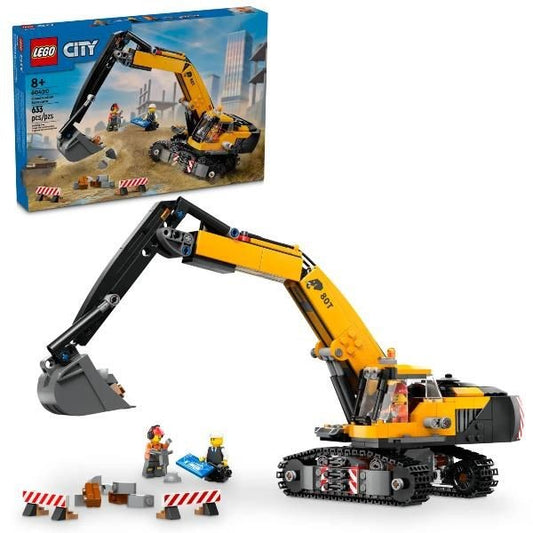 LEGO CITY BIG VEHICLES - ESCAVATORE DA CANTIERE GIALLO - 60420 - Babykid