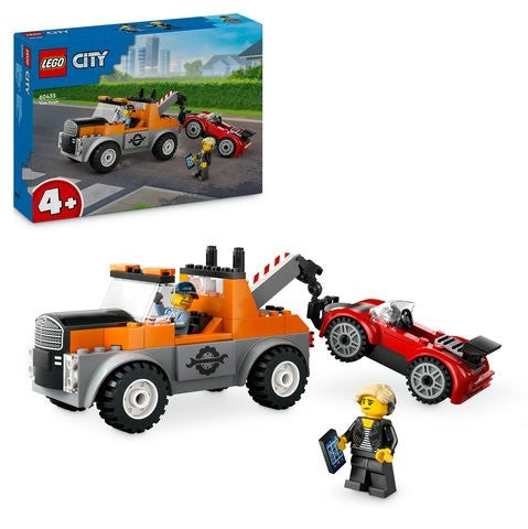 LEGO CITY GREAT VEHICLES - AUTOGRÙ E OFFICINA AUTO SPORTIVE - 60435 - Babykid
