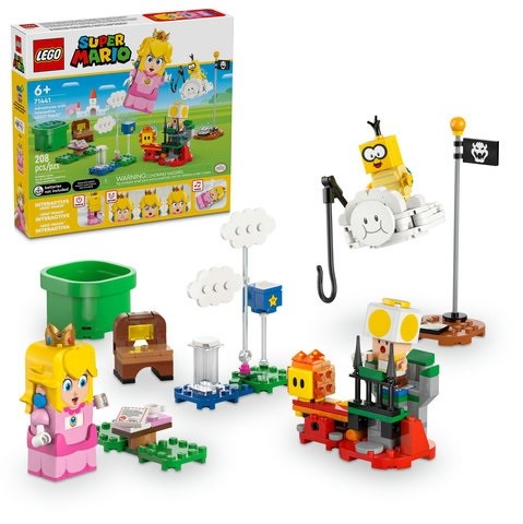 LEGO SUPER MARIO - AVVENTURE DI LEGO® PEACH™ INTERATTIVA - 71441 - Babykid