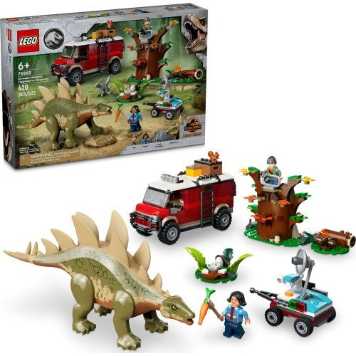 LEGO JURASSIC WORLD - MISSIONE DINOSAURO: SCOPERTA DELLO STEGOSAURO - 76965 - Babykid
