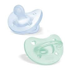 GOMMOTTO SILICONE AZZURRO 2-6M 2PCS - Babykid