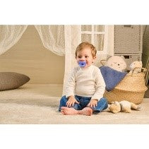 GOMMOTTO SILICONE AZZURRO 6-16M 2PCS - Babykid
