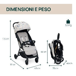 PASSEGGINO GLEE JOKING BEIGE - Babykid