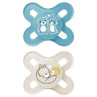 SUCCHIETTO ORIGINAL START 0-2 SILICONE CONFEZIONE DOPPIA MASCHIO - Babykid