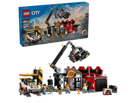 LEGO MY CITY - SFASCIACARROZZE CON AUTO - 60472 - Babykid
