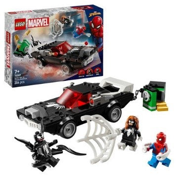 LEGO SUPER HEROES MARVEL - SPIDER-MAN CONTRO MUSCLE CAR DI VENOM - 76309 - Babykid