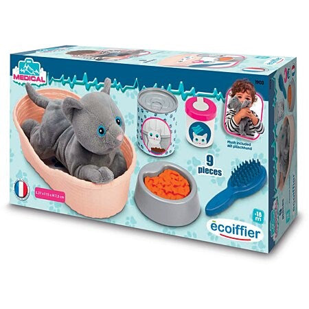 SET GATTINO E CUCCIA 9 PZ - Babykid