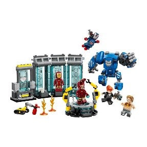 LEGO MARVEL 76315 LABORATORIO DI IRON MAN SALA DELLE ARMATURE - Babykid