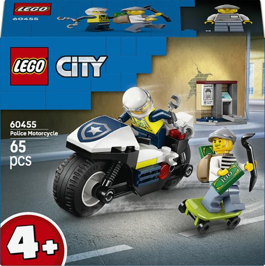 LEGO CITY POLICE - INSEGUIMENTO DELLA MOTO DELLA POLIZIA - 60455