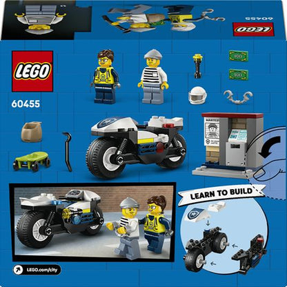 LEGO CITY POLICE - INSEGUIMENTO DELLA MOTO DELLA POLIZIA - 60455