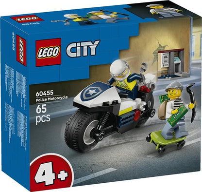 LEGO CITY POLICE - INSEGUIMENTO DELLA MOTO DELLA POLIZIA - 60455