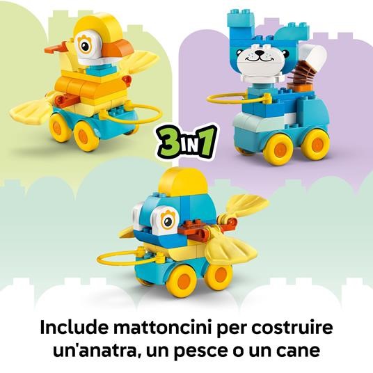 LEGO - ANIMALI SU RUOTE 3 IN 1 - 10448 - Babykid