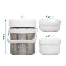 TERMO (300ML+400ML) BIANCO