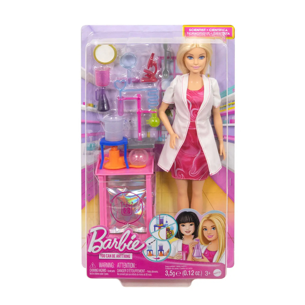 BARBIE SCIENZIATA CON PLAYSET