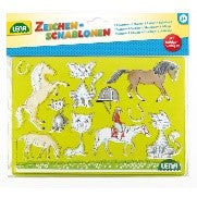 STENCIL CAVALLI CANI