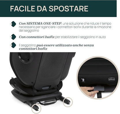SEGGIOLINO AUTO FOLD&GO S POSH BLACK