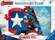PUZZLE 60 GIANT PAVIMENTO - CAPITAN AMERICA