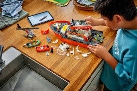 LEGO CITY EXPLORATION - MOTOSCAFO DI SOCCORSO ED ELICOTTERO DELLA GUARDIA COSTIE