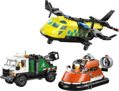 LEGO CITY GREAT VEHICLES - REMIX AEREO, CAMION DI SERVIZIO E HOVERCRAFT - 60505