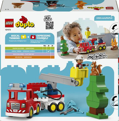 LEGO DUPLO TOWN - AUTOPOMPA CON MANICHETTA E POMPIERE - 10473