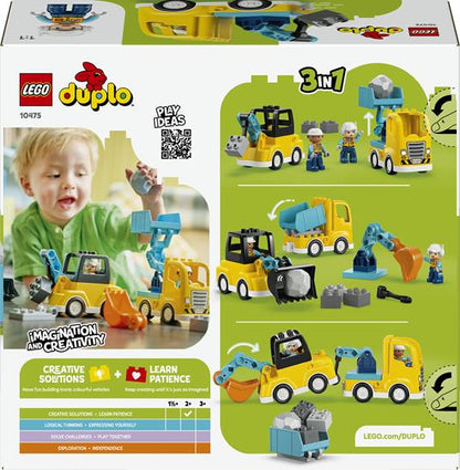 LEGO DUPLO TOWN - VEICOLI DA CANTIERE 3 IN 1 - 10475
