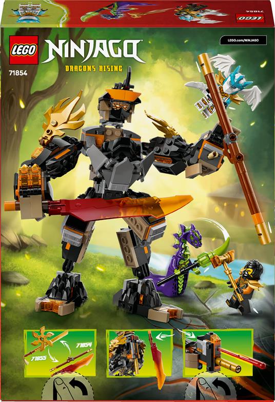 LEGO NINJAGO - MECH DELLA MISSIONE DI COLE E DRAGO ZANE - 71854