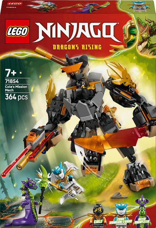 LEGO NINJAGO - MECH DELLA MISSIONE DI COLE E DRAGO ZANE - 71854