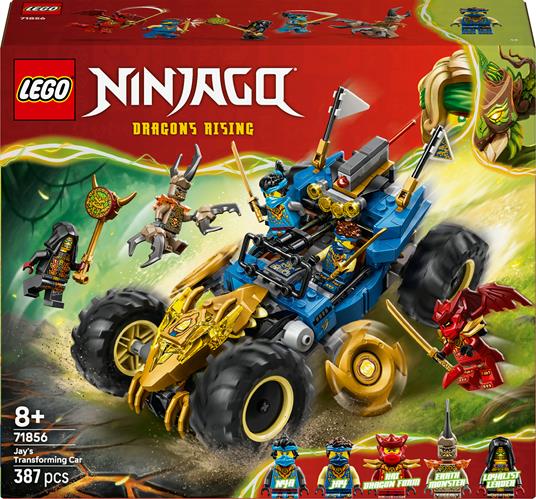 LEGO NINJAGO - AUTO MUTAFORMA DI JAY - 71856