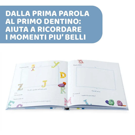 LIBRO RICORDI AZZURRO - Babykid