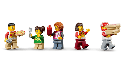 LEGO MY CITY - CENTRO DI CONSEGNA PIZZE CON VEICOLI - 60496