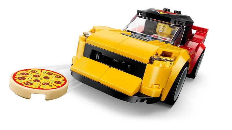 LEGO MY CITY - CENTRO DI CONSEGNA PIZZE CON VEICOLI - 60496