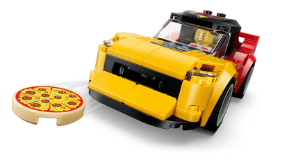 LEGO MY CITY - CENTRO DI CONSEGNA PIZZE CON VEICOLI - 60496