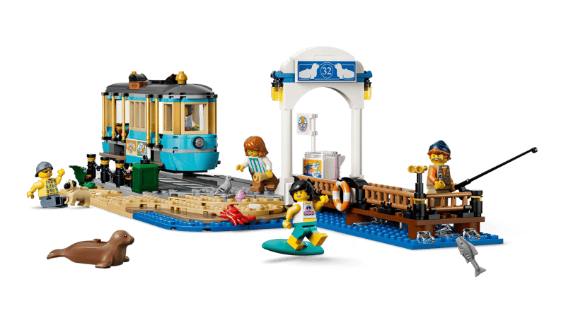 LEGO CITY TRAINS - TRAM CLASSICO DELLA SPIAGGIA - 60506
