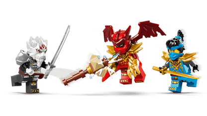 LEGO NINJAGO - ZILVAR E GRIMTAK LA BESTIA DRAGO - 71863