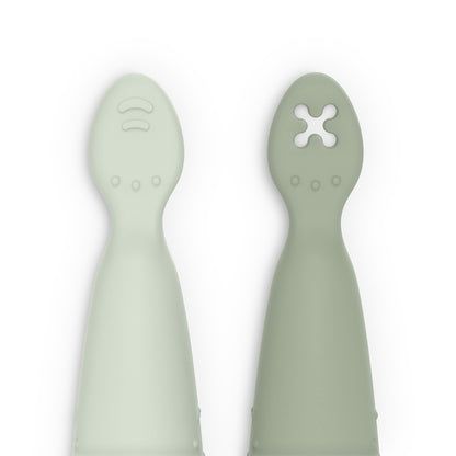 SET 2 PRECUCCHIAI SILICONE VERDE