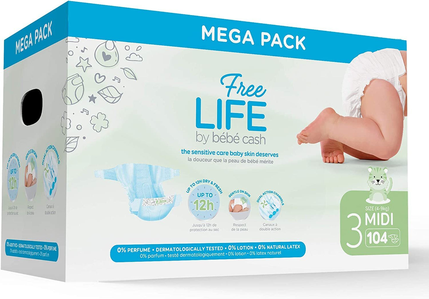 FREELIFE TG. 3 MIDI 4-9 KG 52PZ