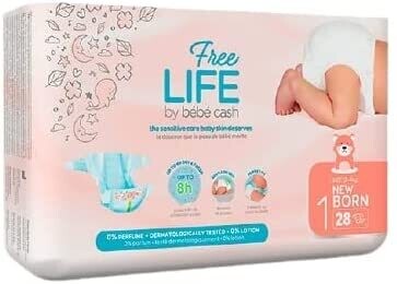 FREELIFE TG.1 NEW BORN 2-5KG 28PZ