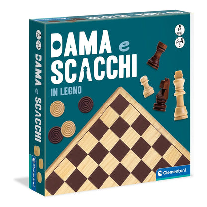 SCACCHI + DAMA IN LEGNO