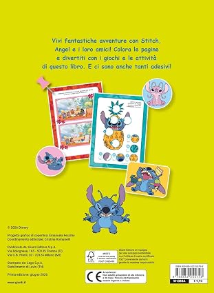 ANGEL & STITCH 100 PAGINE GIOCHI&ATTIVIT