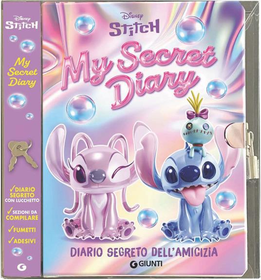 STITCH MY SECRET DIARY CON LUCCHETTO