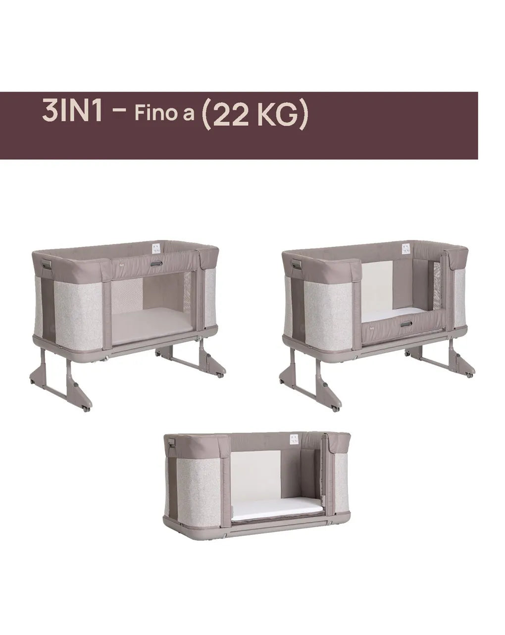 LETTINO CO-SLEEPING N2M FOREVER ALMOND