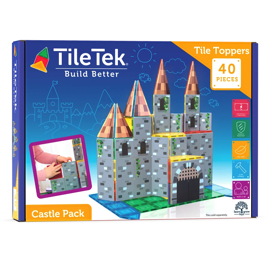 TILE TOPPERS CASTLE PACK 40 PIECE