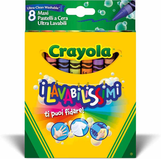 8 MAXI PASTELLI LAVABILISSIMI - Babykid