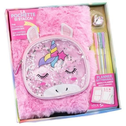 MAGIC UNICORN IMAXI PLANNER CON POCHETTE - babykid