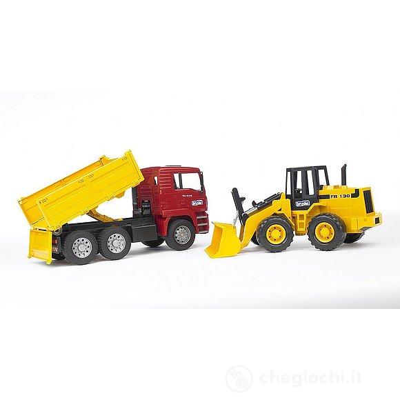 MAN TGA CAMION CON PALA MECCANICA FR 130 - 2752 - babykid