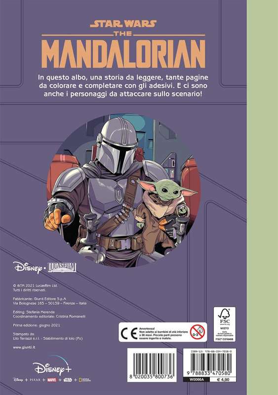 MANDALORIAN SW STACCATTACCA&COLORA - babykid